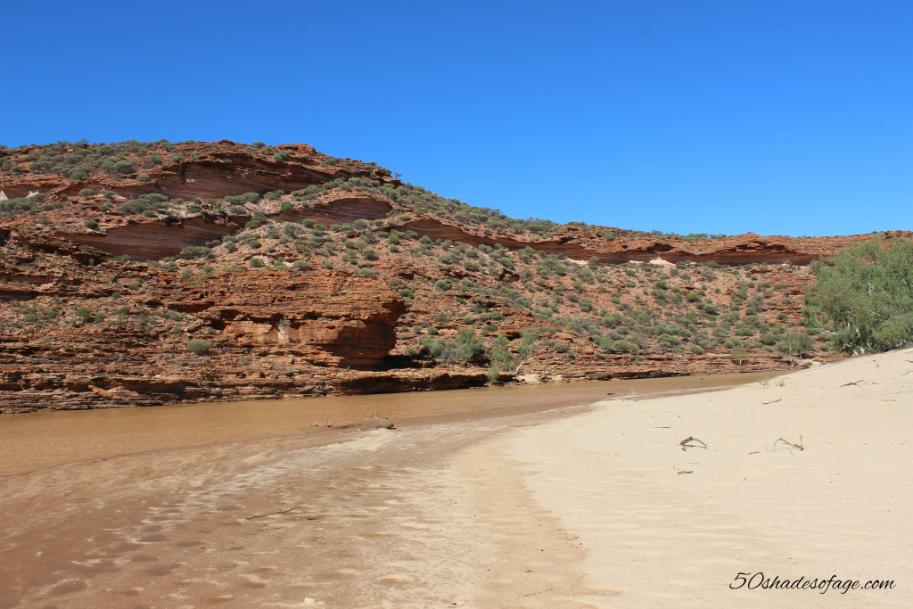 River Bed at the Bottom of Kalbarri Gorge